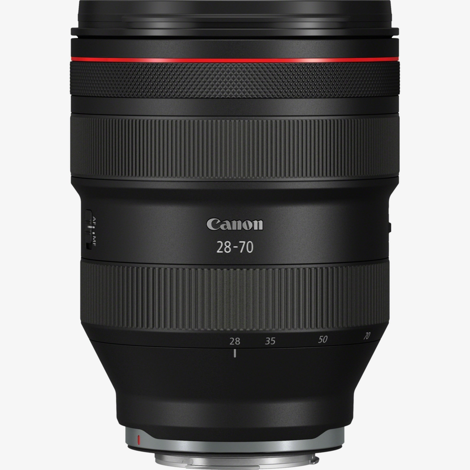 Objetivo Canon RF 28–70 mm f/2L USM del equipamiento fotográfico de Exitart